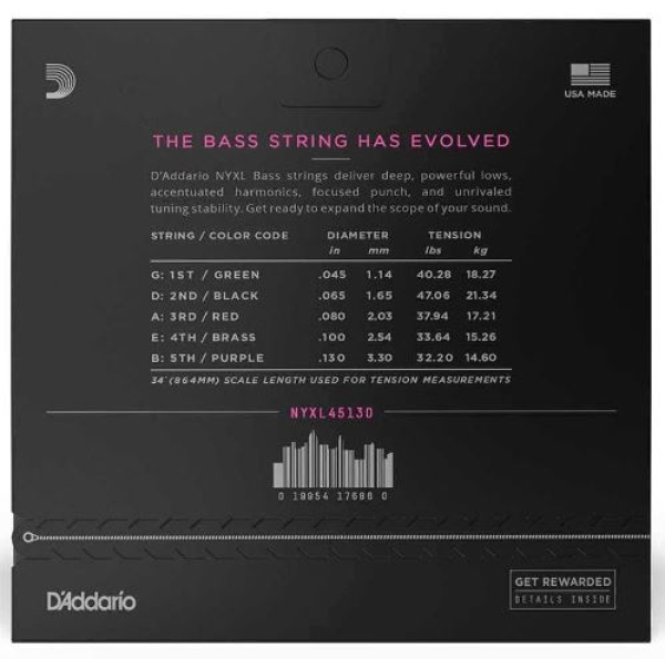 Preview: Daddario NYXL, 45-130 *Black Weeks 2025*